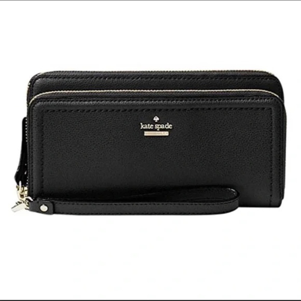 Kate Spade Black Large Wallet